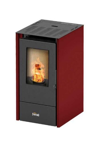 Imagen de Estufa Pellet Burdeos 6KW Lira Ferroli