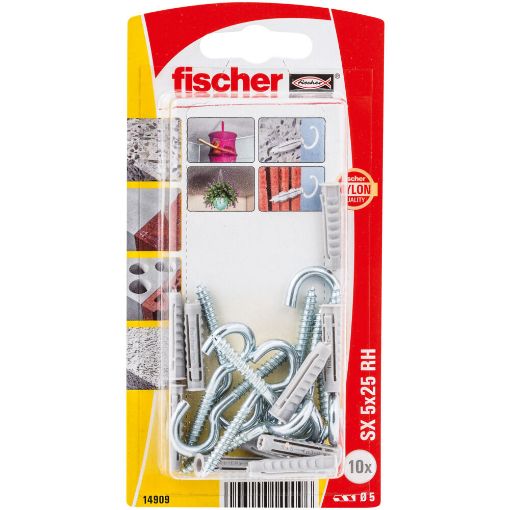 Imagen de Blister 10 Taco+ Hemb. Ab. Sx 5x25 Hak 14909 Fisch