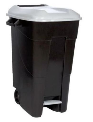 Imagen de Contenedor Eco Tayg 120 L Gris Pedal 423000