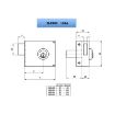 Imagen de Cerradura Ilargi 124A-12Hei