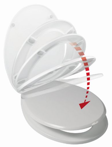 Imagen de TAPA WC CON CAIDA AMORTIGUADA 20721360  WIRQUIN