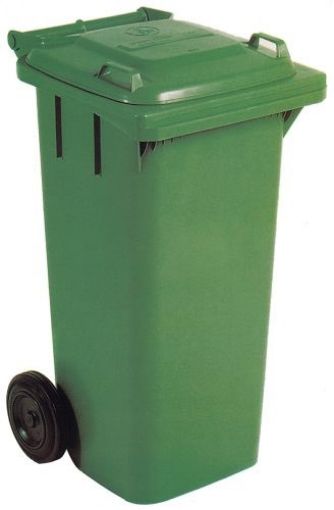 Imagen de Cubo Basura 240L Sin Pedal Verde 9822 Novodinamica