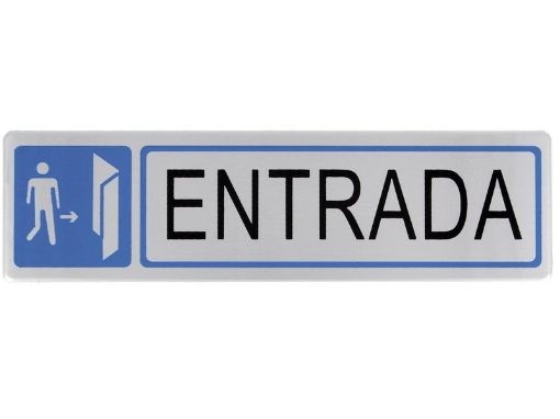 Imagen de Placa Símbolo 57 Acero Inoxidable Mate