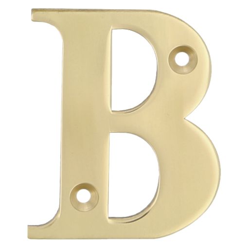 Imagen de Letra B Latón Latón Pulido 2880