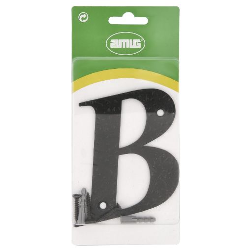 Imagen de Letras B Negro Acero Negro 17557