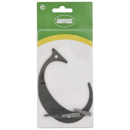 Imagen de Letra C Negro Acero Negro 17558