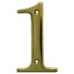 Imagen de Número 1 Latón Latón Pulido 2670
