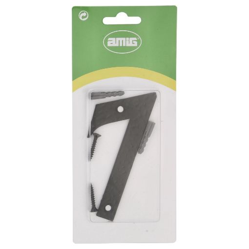 Imagen de Número 7 Negro Acero Negro 9864