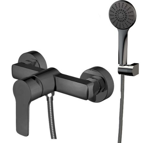 Imagen de Monomando Ducha Cabel Black Cb.3642013.Bk Buades