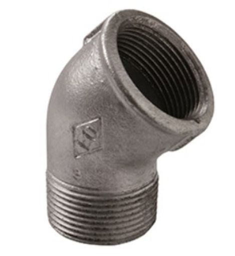 Imagen de F121 CODO 45MH 2.1/2 GALVANIZADO 12105009 ATUSA