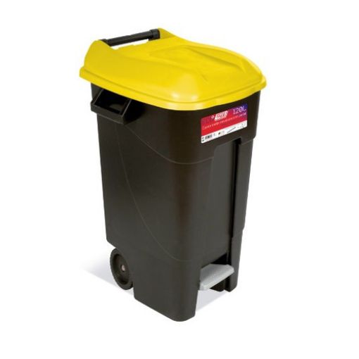 Imagen de Contenedor Eco Tayg 120 L Amarillo Pedal 423017