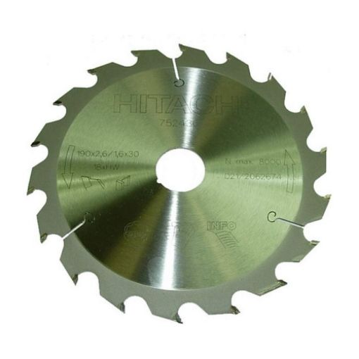 Imagen de Disco Sierra Hm/Tc 190 Z36 752484 Hitachi