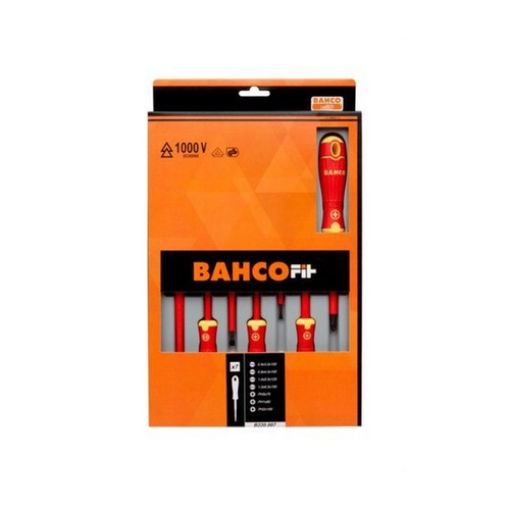 Imagen de Juego 7 Destornillador Bahcofit Aislo