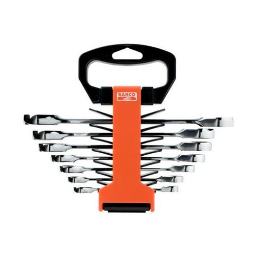 Imagen de Juego Llave Estrella Plana Carraca Clip 8P