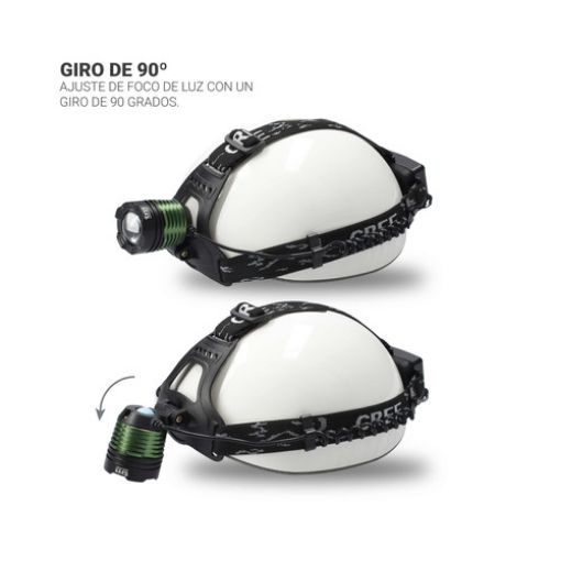 Imagen de Luz Frontal Recargable con Zoom 10 W TME