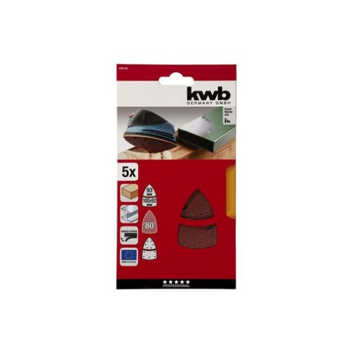 Imagen de 5 Abrasivos Multilijadora 100X62X93Mm Gr 80