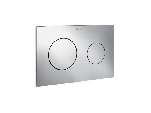 Imagen de PULSADOR PL10 DUAL CROMADA A890189001 ROCA