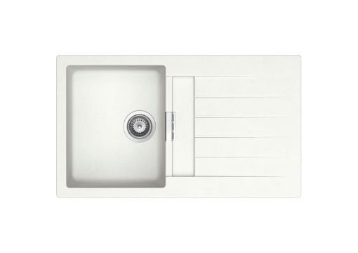 Imagen de Fregadero Quarzex Oslo 86x50x20Bco