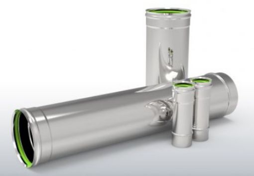 Imagen de TUBO SIMPLE PARED 100 INOX 316 10-1000SP316 FIG