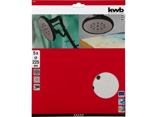 Imagen de Blister De 5 Discos De Lija D.225Mm Grano 120