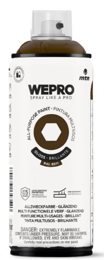 Imagen de MTN WEPRO MARRON JAZZ 400ML RAL8011 BRIL