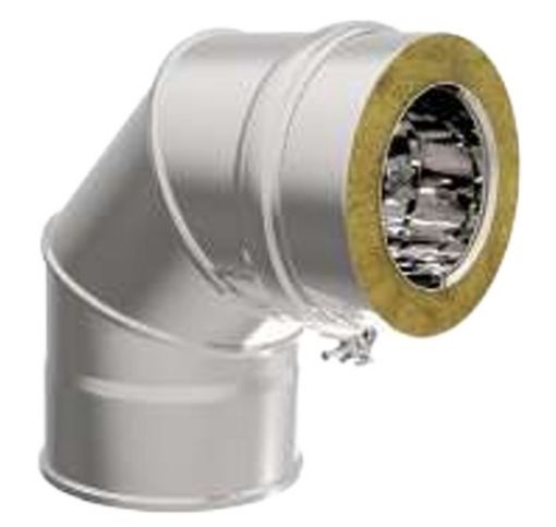 Imagen de CODO Ø 150 90º D/PARED AISI304 4021731 ROS