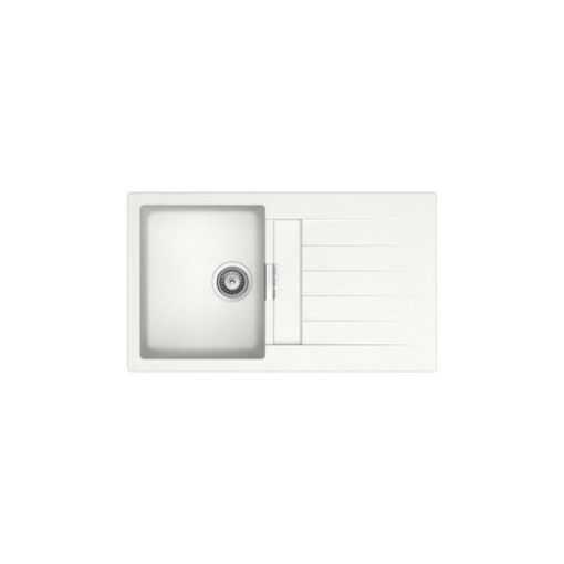 Imagen de Fregadero Quarzex Oslo 86x50x20 Blanco A880120020 