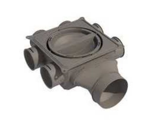 Imagen de KIT CAJA DE DIST. 206 INLINE / 6 CONEXIONES Ø75