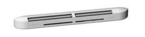 Imagen de ENTRADA AIRE ACUST. HIGRO 5/45M3/H RAL 9016 SIBER