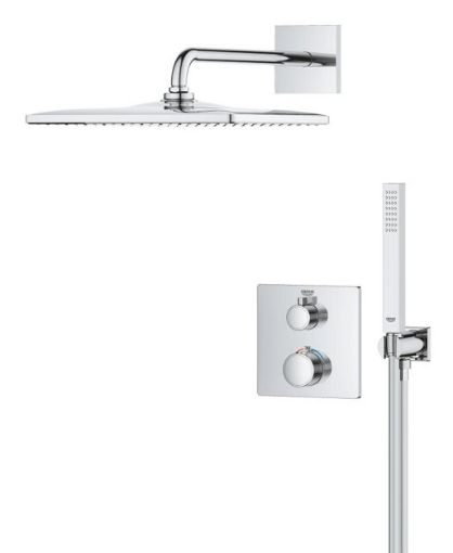 Imagen de CONJUNTO DE DUCHA TERMOSTÁTICO EMPOTRADO GROHTHERM 310 CUBE
