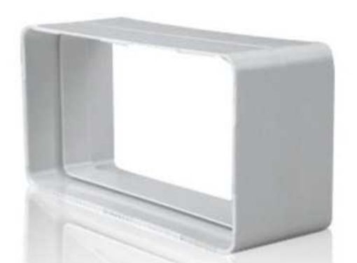 Imagen de EMPALME RECTANGULAR 110X55 MM 0510 SIBER