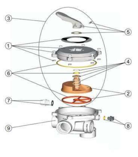 Imagen de Juntas Valvula Top 4404122104 