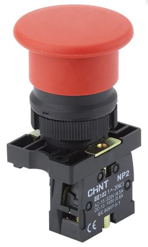 Imagen de PULSADOR SETA 40MM PLASTICO NP2-EC42 573896 CHINT