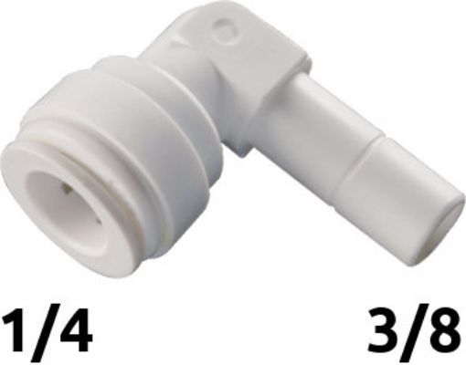 Imagen de Codo Espiga 1/4 *3/8 Qf Entrada Circle 304453 Ath