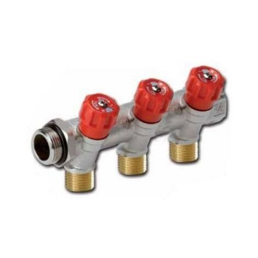Imagen de Colector Con Válvulas 3/4 3 Salidas 16 