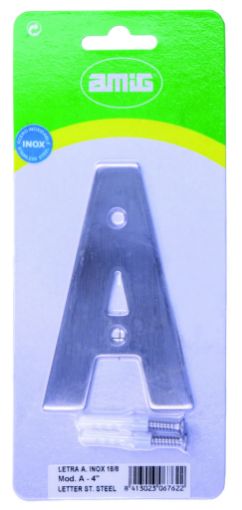 Imagen de Letra A Acero Inoxidable Acero Inoxidable 6762