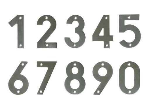Imagen de Números Acero Inoxidable Acero Inoxidable 6776