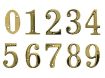 Imagen de Números Latón Latón Pulido 2672