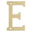 Imagen de Letra E Latón Latón Pulido 2883