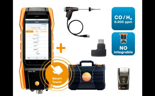 Imagen de Set analizador de combustión testo 300