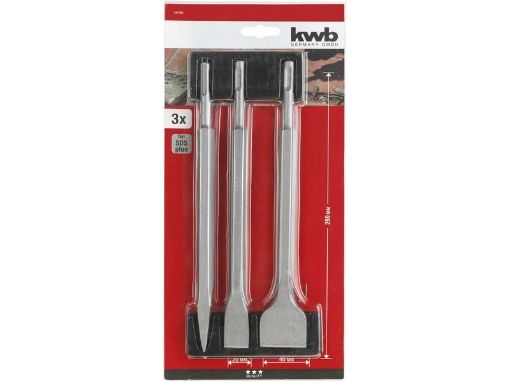 Imagen de Set De Cinceles Sds, 3 Piezas Kwb Promo
