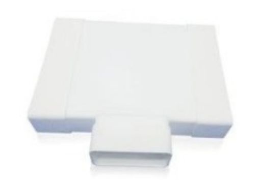 Imagen de UNION EN T RECT. 55X110MM TT-2 SIBER