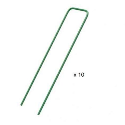 Imagen de LOTE 10 GRAPAS METALICAS EPOXY VERDE 2007291