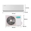 Imagen de SPLIT ENERGY PRO X-WHITE QH25XV0A HISENSE