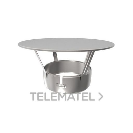 Imagen de Sombrerete Antilluvia 200 Doble Pared Aisi-316