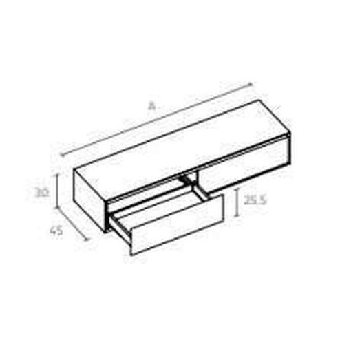 Imagen de Mueble Ryo Xl180 Negro Brillo Ryo203180 Nuovvo