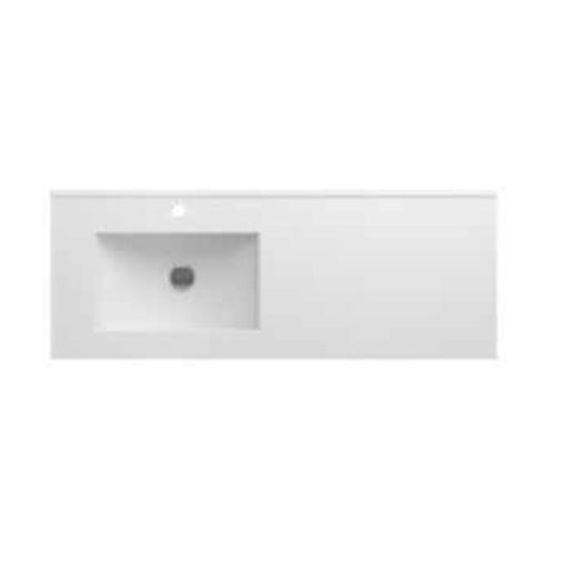 Imagen de Lavabo Integral Ceramico 1S Desplazado 121X46 Ordo
