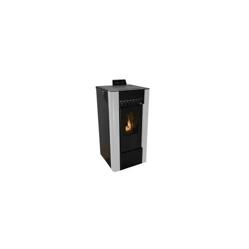 Imagen de Estufa Pellet Negra 10KW New King Eider