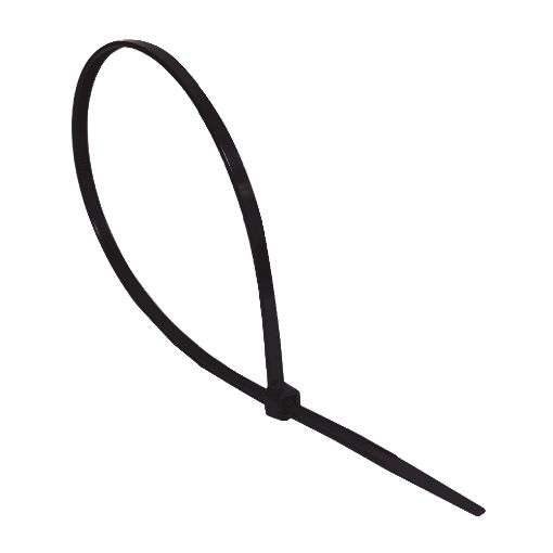 Imagen de Bolsa 100 Ud. Brida Nylon Negra 4.8x300