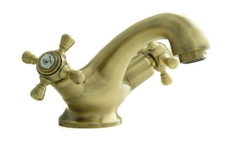 Imagen de GRIFO BIMANDO PARA LAVABO ANTÍGONA BRONCE 61764 CLEVER